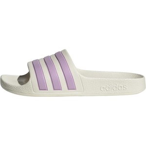 adidas Kids’ Adilette Aqua Slide Sandals(Off White/Bliss Lilac/Off White)