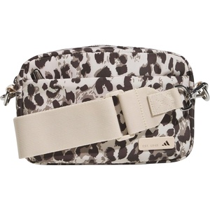 adidas Luxe Crossbody – Premium Shoulder Bag(Leopard Crystal Linen-dark Brown/Crystal Linen Beige)