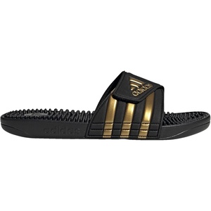 adidas Men’s Adissage Slide Sandals(Black/Gold Metallic/Black)