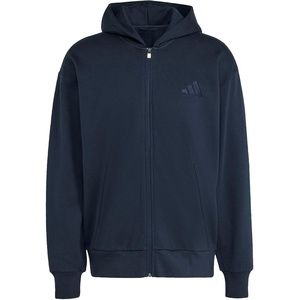 adidas Men’s All Szn Fleece Full-Zip Hoodie Sweatshirt(Aurora Ink)