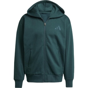 adidas Men’s All Szn Fleece Full-Zip Hoodie Sweatshirt(Aurora Ivy)