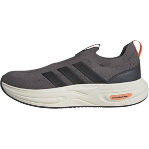 adidas Mens Cloudfoam Cuxxion Sock Slip On Sneakers Shoes Casual – Grey(Charcoal/Carbon/Lucid Orange)