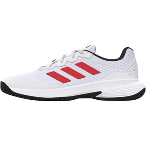 adidas Men’s Gamecourt 2 Tennis Shoes(Ftwr White Lucid Red Core Black)