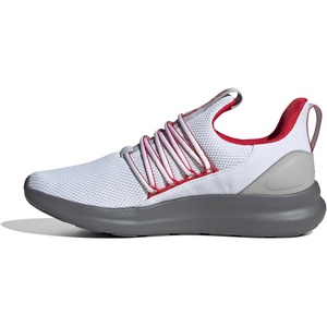 adidas Men’s Lite Racer Adapt 7.0 Running Shoes(White/Better Scarlet/Grey)