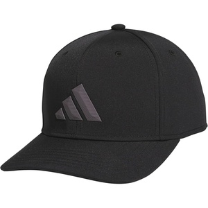 adidas Men’s Midrange Hat – Athletic Snapback Cap with Logo(Black/Grey Strata/3-bar)