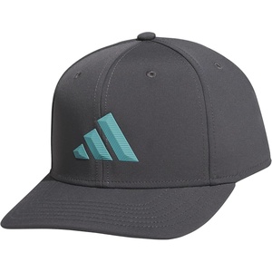 adidas Men’s Midrange Hat – Athletic Snapback Cap with Logo(Grey Six/Mint Tone Green/3-bar)
