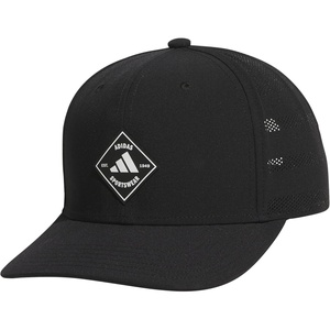 adidas Men’s Quick-Dry Floatie Waterproof Hat – Lightweight Snapback Cap(Black/White)