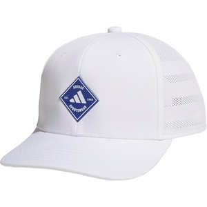 adidas Men’s Quick-Dry Floatie Waterproof Hat – Lightweight Snapback Cap(White/Team Royal Blue)