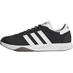 adidas Mens Run 7626 Lace Up Sneakers Shoes Casual – White(Black/White/Black)