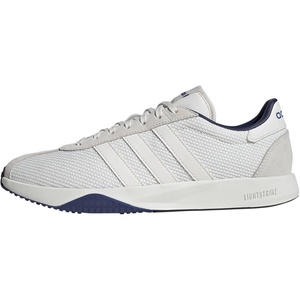 adidas Mens Run 7626 Lace Up Sneakers Shoes Casual – White(White/White/Dark Blue)