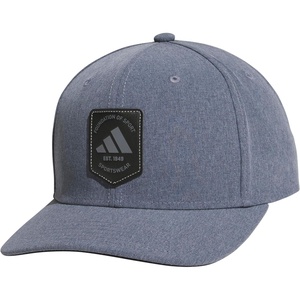 adidas Men’s Scorecard High Crown Low Curve Brim Snapback Adjustable Fit Course Style Hat(Dark Blue/Black/Grey)