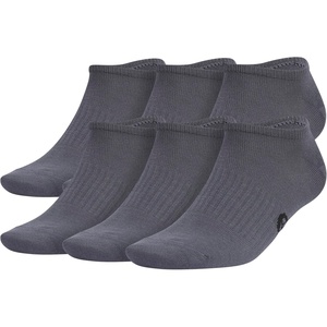 adidas Men’s Superlite No Show Socks (6 Pairs) Lightweight & Breathable(Classic/White/Black/Onix Grey)
