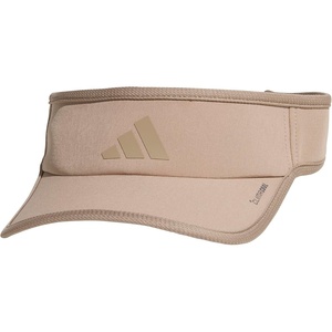 adidas Men’s Superlite Visor – Lightweight Moisture-Wicking Running Hat(Chalky Brown/3)