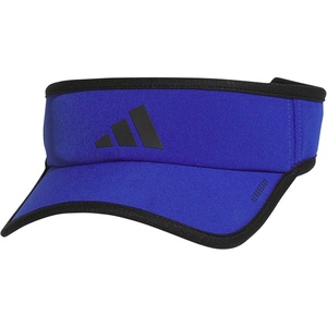 adidas Men’s Superlite Visor – Lightweight Moisture-Wicking Running Hat(Semi Lucid Blue/Black/3)