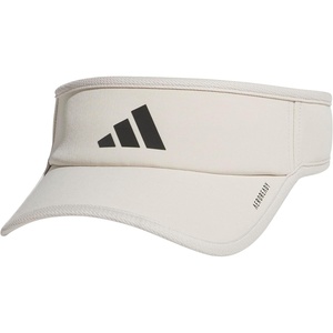 adidas Men’s Superlite Visor – Lightweight Moisture-Wicking Running Hat(Wonder Alumina Grey/Black/3)