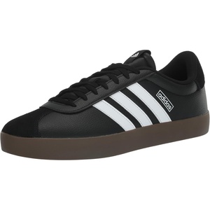 adidas Men’s VL Court 3.0 Sneakers(Black/White/Gum)