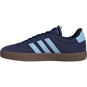adidas Men’s VL Court 3.0 Sneakers(Dark Blue/Clear Sky/Gold Metallic)