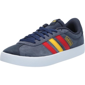 adidas Men’s VL Court 3.0 Sneakers(Ink/Better Scarlet/Bold Gold)