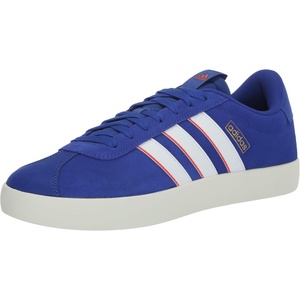 adidas Men’s VL Court 3.0 Sneakers(Semi Lucid Blue/White/Bright Red)