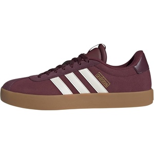 adidas Men’s VL Court 3.0 Sneakers(Shadow Red/Off White/Maroon)