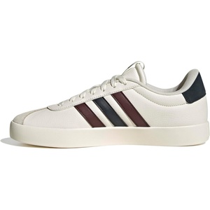 adidas Men’s VL Court 3.0 Sneakers(White/Aurora Ruby/Aurora Ink)