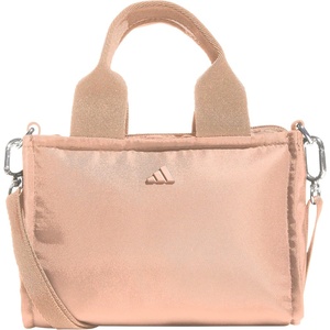 adidas Micro Mini Tote Handbag – Premium Crossbody Bag(Blush Pink/Silver Metallic)