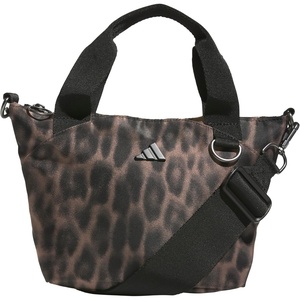 adidas Small Tote Mini Bag for Women and Men(Premium/Leopard Black-earth Strata/Black)