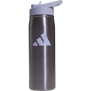 adidas Stainless Steel Metal Water Bottle 20 oz (600 mL) Straw Lid(Preloved Violet/Silver Violet Purple)