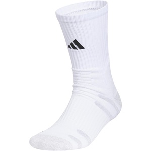 adidas Unisex 5-Star Socks (1 Pair) for Training and Multiple Sports(White/Black/Clear Onix Grey/3)