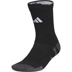 adidas Unisex Adizero Football Socks (1 Pair)(Black/White/Onix Grey/3)