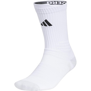 adidas Unisex Adizero Football Socks (1 Pair)(White/Black/Clear Grey/3)