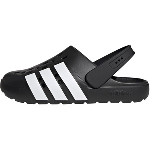 adidas Unisex Adult Adilette Clog 2.0 Clogs(Black/White/Black)