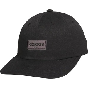 adidas Unisex Adult Court Hat – Relaxed Fit Retro Strapback Baseball Cap(Black/Grey)