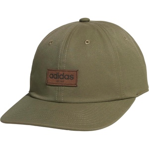 adidas Unisex Adult Court Hat – Relaxed Fit Retro Strapback Baseball Cap(Olive Strata Green/Earth Strata Brown/Black)