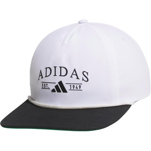 adidas Unisex Adult Foundation Strapback Hat – Adjustable Baseball Cap with Classic Logo(Off White/Black)