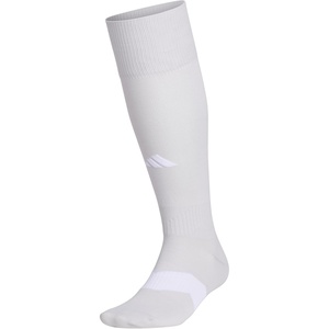 adidas Unisex Metro Soccer Socks or Calf Sleeves (1 Pair) Over-the-Calf(Team Light Grey/White/Sock)