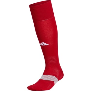adidas Unisex Metro Soccer Socks or Calf Sleeves (1 Pair) Over-the-Calf(Team Power Red/Clear Grey/White/Sock)