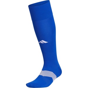 adidas Unisex Metro Soccer Socks or Calf Sleeves (1 Pair) Over-the-Calf(Team Royal Blue/Clear Grey/White/Sock)