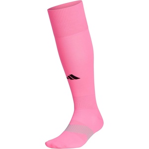 adidas Unisex Metro Soccer Socks or Calf Sleeves (1 Pair) Over-the-Calf(Ultra Pop/Clear Grey/Black/Sock)