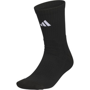 adidas Unisex Select Basketball Socks (1 Pair)(Black/White/2/Crew)