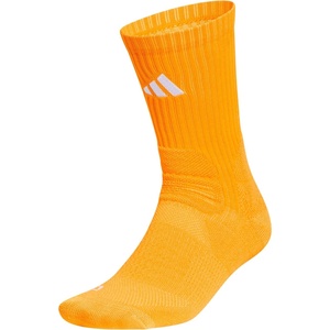 adidas Unisex Select Basketball Socks (1 Pair)(Bright Orange/White/2/Quarter)