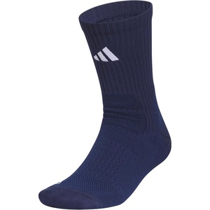 adidas Unisex Select Basketball Socks (1 Pair)(Team Navy Blue 2/White/2/Crew)