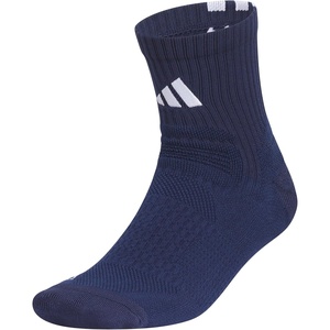 adidas Unisex Select Basketball Socks (1 Pair)(Team Navy Blue 2/White/2/Quarter)
