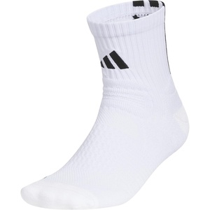 adidas Unisex Select Basketball Socks (1 Pair)(White/Black/2/Quarter)