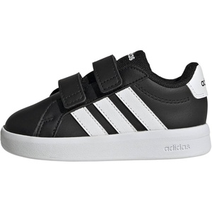 adidas Unisex-Baby Grand Court 3.0 Hook & Loop(Black/White/White)