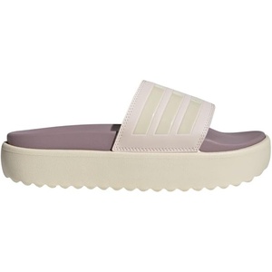 adidas Women’s Adilette Platform Slide Sandals(Putty Mauve/Wonder White/Preloved Fi)