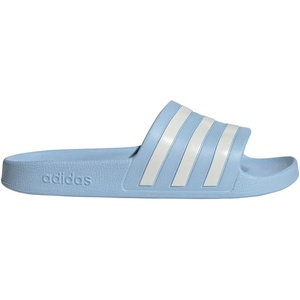 adidas Women’s Adilette Sandal(Glow Blue/Zero Metallic/Zero Metallic)