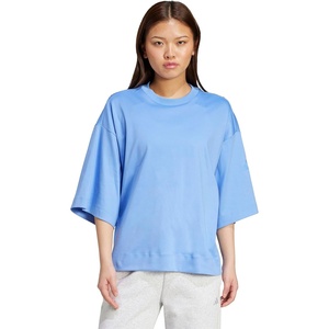 adidas Women’s All Szn Soft Lux Loose T-Shirt(Blue Fusion)