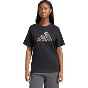 adidas Women’s Animal Graphic T-Shirt(Black)