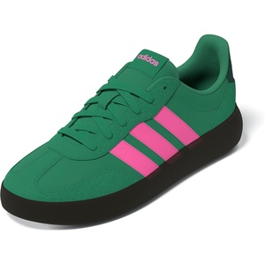 adidas Women’s Barreda Decode Sneakers(Semi Court Green/Lucid Pink/Collegiate Green)